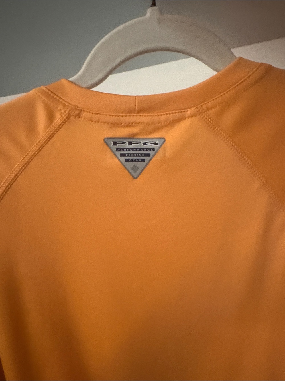 Columbia Bright Orange Long Sleeve Performance Shirt - Picture 3 of 3